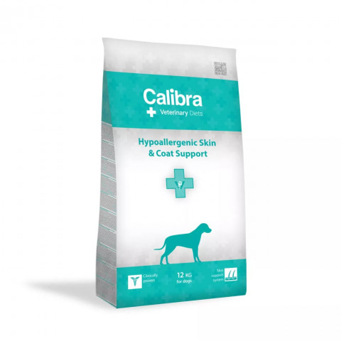 CALIBRA Veterinary Diets Dog Hypoallergenic Skin&Coat - suché krmivo pro psy - 12kg - Fotogalerie 1